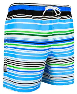 Decathlon GUGGEN MOUNTAIN 2347 Heren Zwembroek Gestreept *Hoge kwaliteit print aanbieding