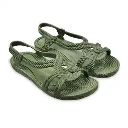 Decathlon Damesslippers Brazilian in Military Green aanbieding