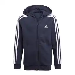 Decathlon Kinderjack met rits en capuchon adidas Essentials 3S aanbieding