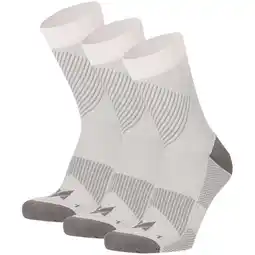 Decathlon Xtreme - Sport compressie quarter sokken - 3-Pak - Unisex - Multi Wit aanbieding