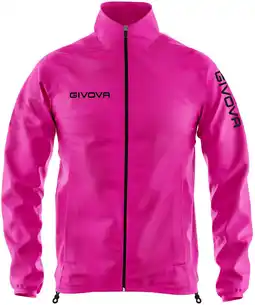 Decathlon Givova Windjack Fuchsia XL - Ademend & Winddicht Sportjack aanbieding