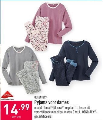 ALDI Pyjama voor dames aanbieding