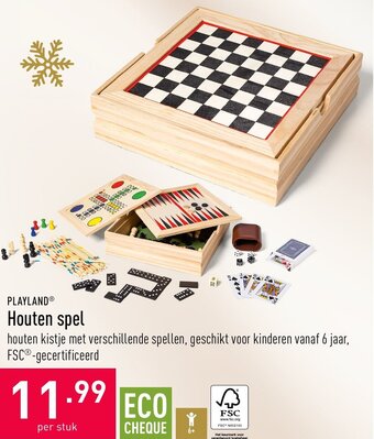 ALDI Houten spel aanbieding