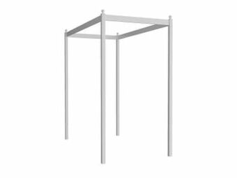 Deba Meubelen Opbouw met stof voor bed LORA Wit aanbieding