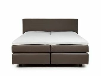 Deba Meubelen Elektrische boxspring PRESTIGE incl. matras en topper Donkerbruin aanbieding