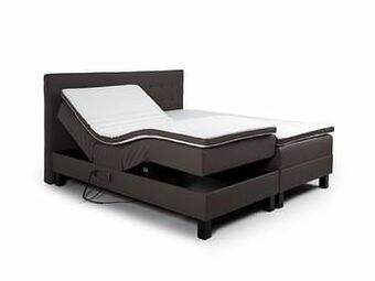 Deba Meubelen Elektrische boxspring TITAN incl. matras en topper Bruin aanbieding