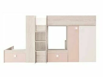 Stapelbed MAXIM - Roze Roze