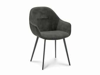 Armstoel TAYLOR - Hunter velvet Zwart