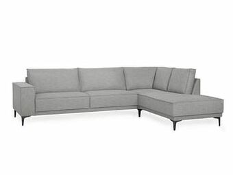 Deba Meubelen Hoekzetel COPENHAGEN - Ramira Grey Lichtgrijs aanbieding