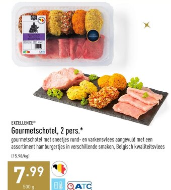 Gourmetschotel, 2 pers 500g