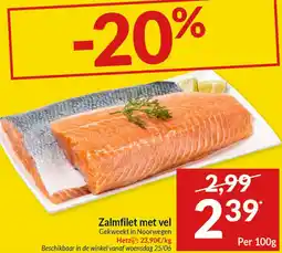 Intermarché Zalmfilet met vel aanbieding