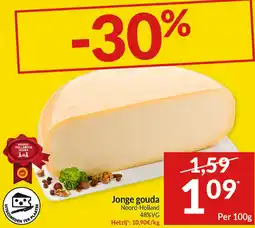 Intermarché Jonge gouda Noord-Holland 48%VG aanbieding