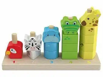 Lidl PLAYTIVE® Educatief houten speelgoed (stapeltoren) aanbieding