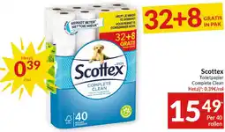 Intermarché Scottex Toiletpapier Complete Clean aanbieding
