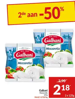 Intermarché Galbani Mozzarella aanbieding
