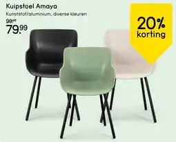 Leen Bakker Kuipstoel Amaya aanbieding