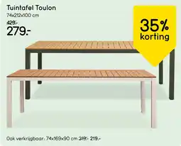 Leen Bakker Tuintafel Toulon aanbieding