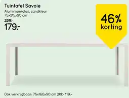 Leen Bakker Tuintafel Savoie aanbieding