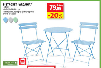 Hubo Bistroset "Arcadia" aanbieding