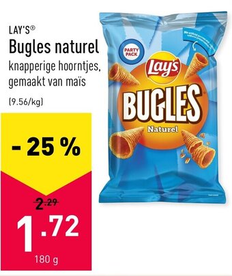 ALDI Bugles naturel 180g aanbieding