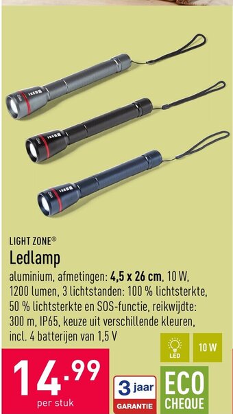 ALDI Ledlamp aanbieding