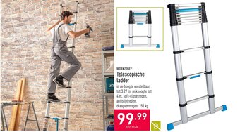 ALDI Telescopische ladder aanbieding