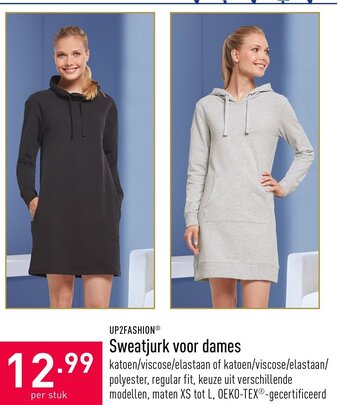 ALDI Sweatjurk voor dames aanbieding