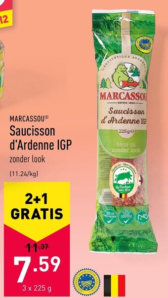 Saucisson d'Ardenne IGP