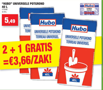 Hubo Hubo Universele Potgrond 40 L aanbieding