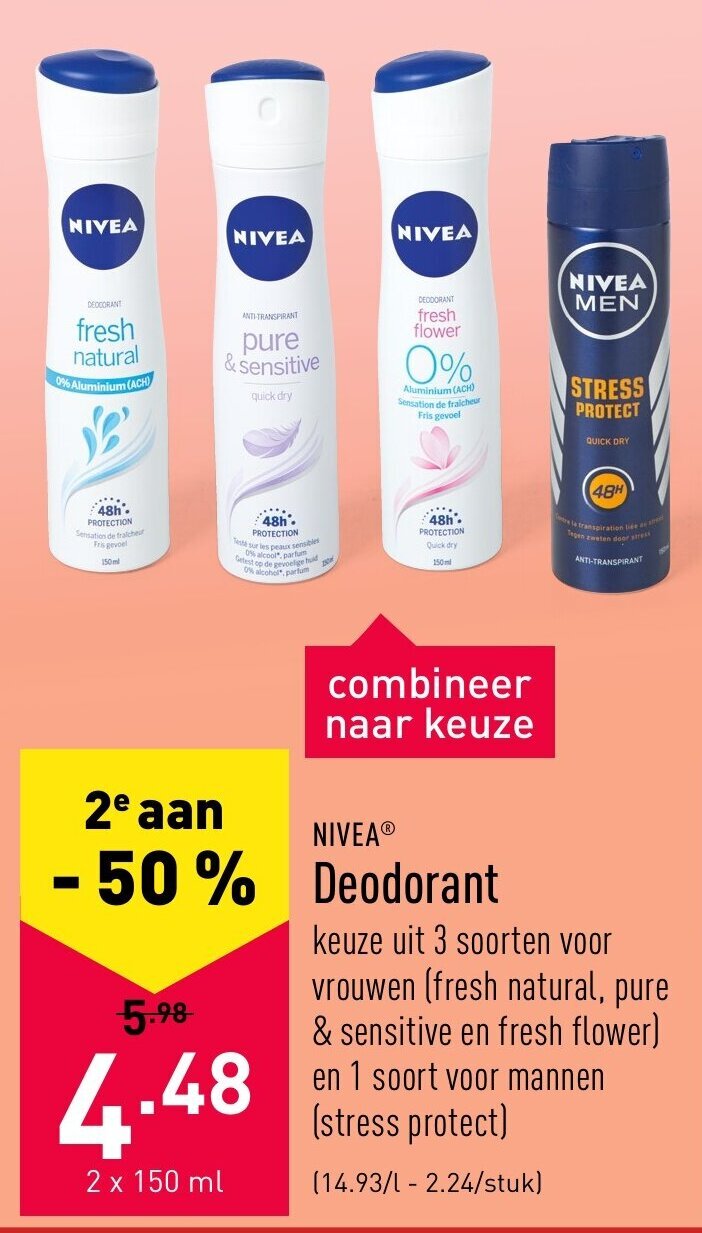 Deodorant promotie bij ALDI