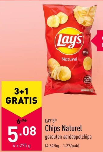 ALDI Chips Naturel aanbieding