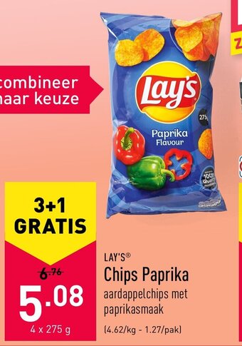 ALDI Chips Paprika aanbieding