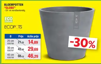 Bloempotten Globe