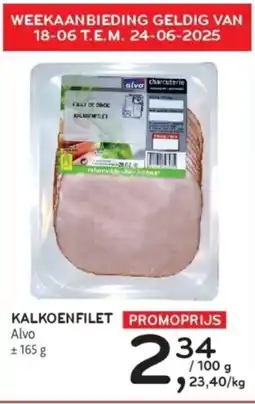 Alvo Kalkoenfilet aanbieding