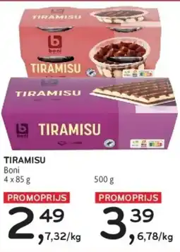 Alvo Tiramisu boni aanbieding