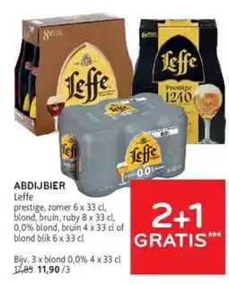 Alvo Leffe abdijbier aanbieding