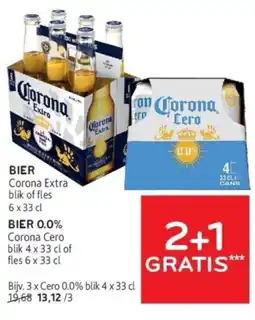Alvo Bier Corona extra of Corona Cero aanbieding