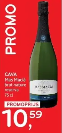 Alvo Cava Mas Macià brut nature reserva aanbieding