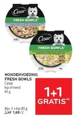 Alvo Cesar hondenvoeding fresh bowls aanbieding