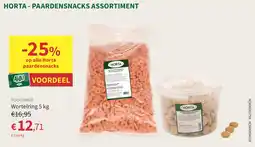 Horta Horta paardensnacks assortiment aanbieding