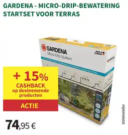 Horta Gardena micro drip bewatering startset voor terras aanbieding