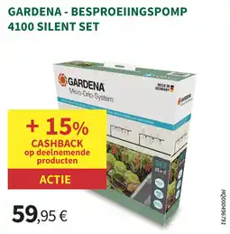 Horta Gardena - besproeiingspomp 4100 silent set aanbieding