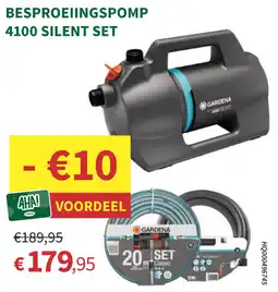 Horta Besproeiingspomp 4100 silent set aanbieding