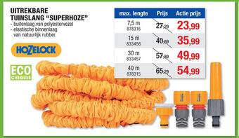 Hubo Uitrekbare Tuinslang " Superhoze" aanbieding