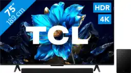 Coolblue TCL 75 QLED P71K 4K (2025) + TCL Q65H aanbieding