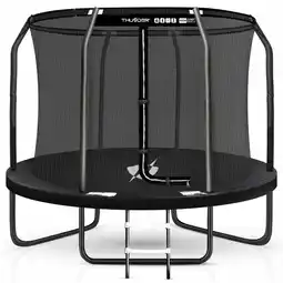 Decathlon Trampoline voor kinderen voor in de tuin THUNDER INSIDE ELITE 6FT 183CM zwart aanbieding
