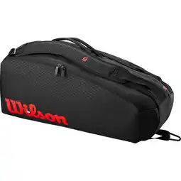 Decathlon Zak met 6 tennisrackets Wilson Clash V3 aanbieding