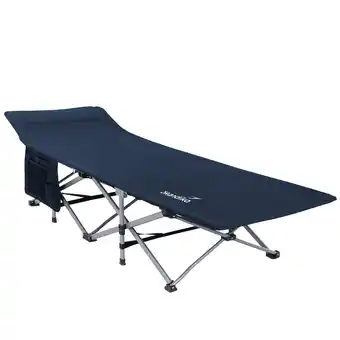 Decathlon Veldbed Viia – Ligbed - Comfortabel opklapbed- tot 200 kg - 208 x 75 cm aanbieding