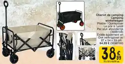 Cora Camping winkelwagen aanbieding
