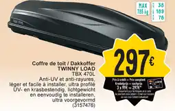 Cora Twinny load dakkoffer TBX 470 aanbieding